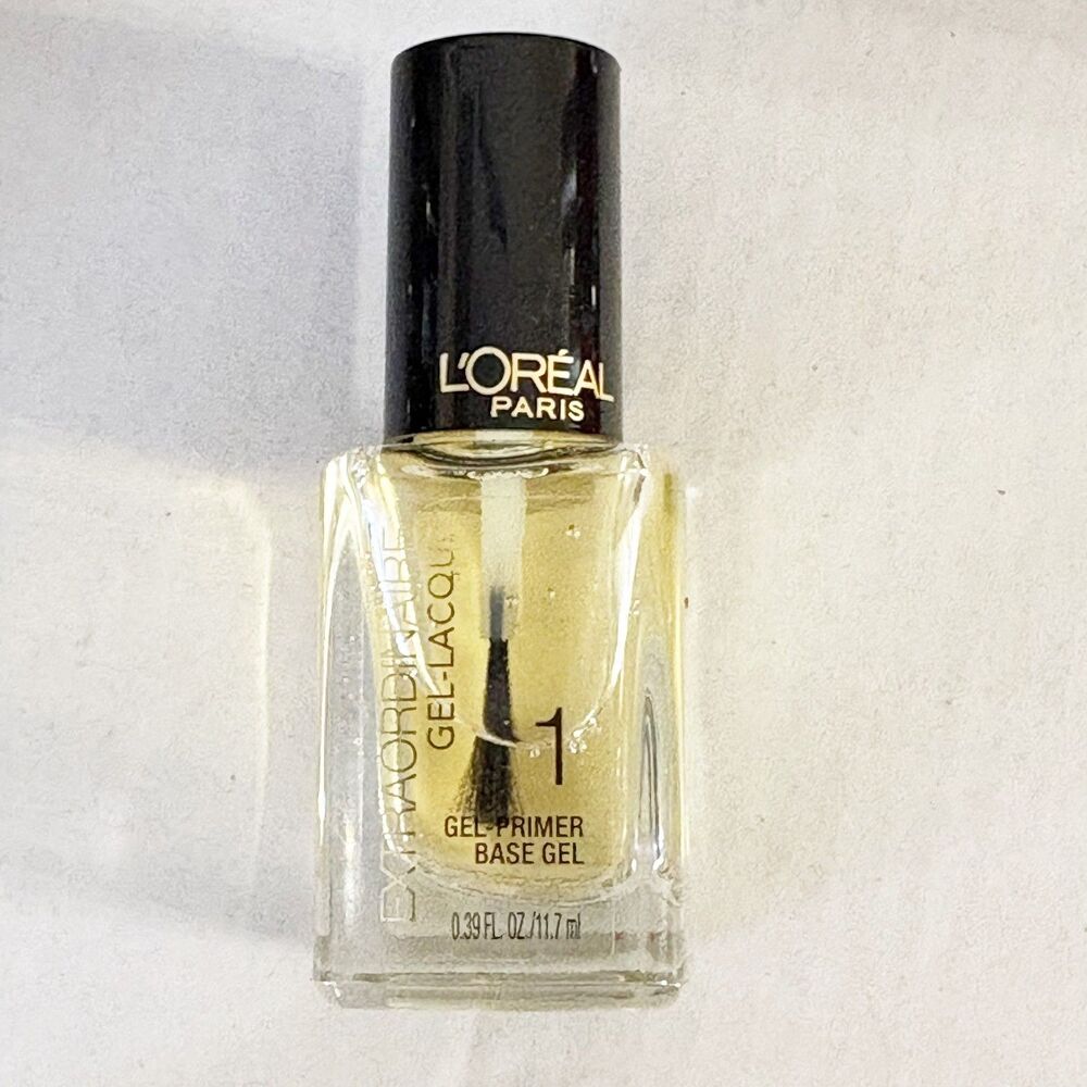 L'Oreal Extraordinaire #1 Gel Primer Base Gel Clear 0.39 Fl Oz